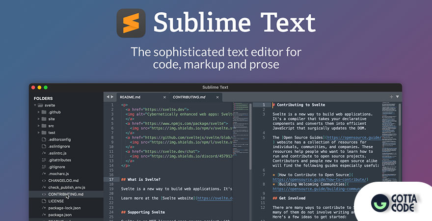 Sub Lime Text ادیتور همه کاره و ایده‌آل برای طراحی وب